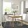 LIDÅS/EKEDALEN - table and 4 chairs, oak/white chrome-plated, 120/180 cm | IKEA Indonesia - PE948242_S1