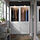 PAX/GRIMO - wardrobe with sliding doors, white/clear glass white, 150x66x201 cm | IKEA Indonesia - PE948301_S1