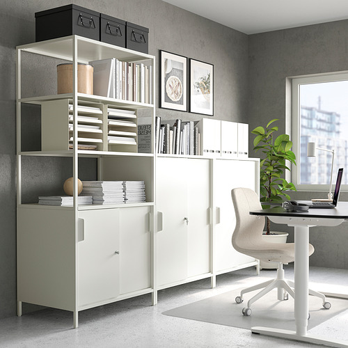 TROTTEN kabinet dengan pintu geser