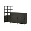 TROTTEN - Cabinet combination, anthracite, 240x180 cm