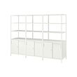 TROTTEN - Cabinet combination, white, 240x180 cm