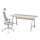UTESPELARE/MATCHSPEL - meja dan kursi gaming, efek kayu ash/abu-abu muda | IKEA Indonesia - PE918482_S1