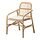 SALNÖ - chair with armrests, rattan | IKEA Indonesia - PE918483_S1