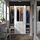 PAX/GRIMO - wardrobe with sliding doors, white/clear glass white, 150x66x201 cm | IKEA Indonesia - PE948304_S1