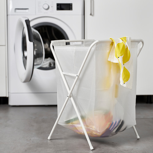 JÄLL laundry bag with stand