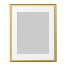 SILVERHÖJDEN - Bingkai, warna emas, 40x50 cm