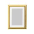 SILVERHÖJDEN - Frame, gold-colour, 13x18 cm