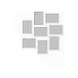 VÄXBO - Collage frame for 8 photos, white, 13x18 cm