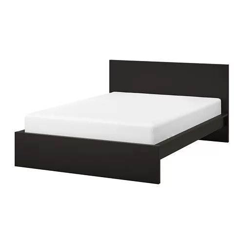 MALM rangka tempat tidur, tinggi