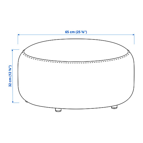 LILLESÄTER Measurement Illustration