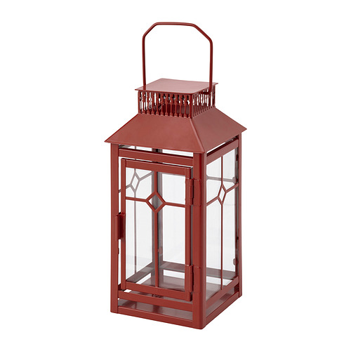 VINTERFINT lantern for tealight, in/outdoor