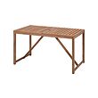 NÄMMARÖ - table, outdoor, light brown stained, 140x75 cm | IKEA Indonesia - PE880051_S2