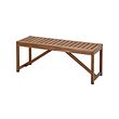 NÄMMARÖ - bench, outdoor, light brown stained, 120 cm | IKEA Indonesia - PE880059_S2
