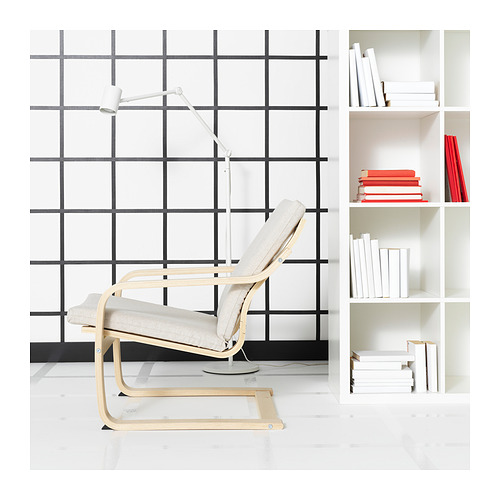 POÄNG armchair cushion with low back