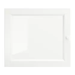 OXBERG - Pintu kaca, putih, 40x35 cm