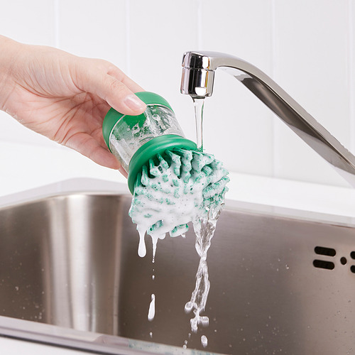 VIDEVECKMAL sikat cuci piring dengan dispenser