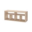KALLAX - meja TV, efek kayu oak diwarnai putih, 147x60 cm | IKEA Indonesia - PE918670_S2