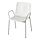 TORPARÖ - chair with armrests, in/outdoor, white/grey | IKEA Indonesia - PE880162_S1