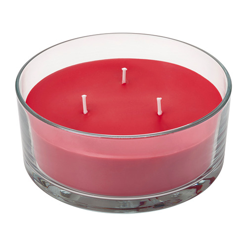 VINTERFINT lilin beraroma dalam gelas, 3 sumbu