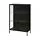 RUDSTA - kabinet pintu kaca, antrasit, 80x37x120 cm | IKEA Indonesia - PE794384_S1