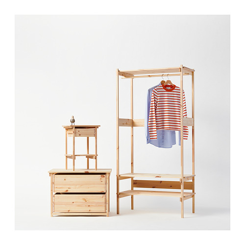 KRONÖREN bedroom furniture, set of 3