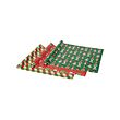 VINTERFINT - Gift wrap roll, mixed patterns red/green, 3x0.7 m/2.10 m²