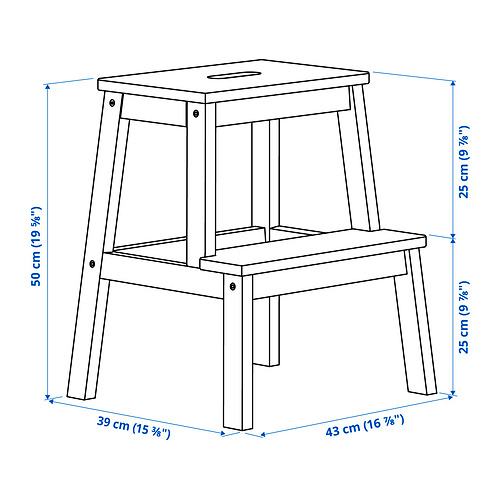 BEKVÄM Measurement Illustration