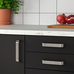 KALERUM - Handle, stainless steel colour, 138 mm