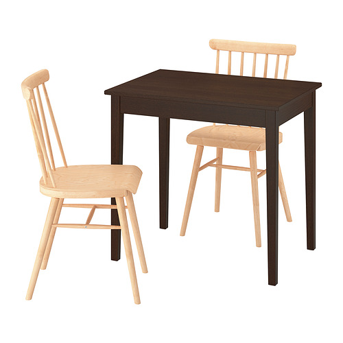 HÖGVED/NÄSINGE table and 2 chairs