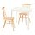 HÖGVED/NÄSINGE table and 2 chairs