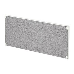 TROTTEN - Noticeboard, white, 76x33 cm