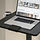 MITTZON - laptop table with castors, black, 66x50 cm | IKEA Indonesia - PE918958_S1