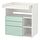 SMÅSTAD - changing table, white light green/with 3 drawers, 90x79x100 cm | IKEA Indonesia - PE918981_S1