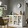 VIHALS - storage combination w glass doors, white/clear glass, 190x37x90 cm | IKEA Indonesia - PE919109_S1