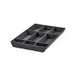 UPPDATERA - Adjustable organiser for drawer, grey, 40 cm