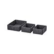 UPPDATERA - Box, set of 3, grey