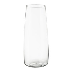BERÄKNA - Vas, kaca bening, 45 cm