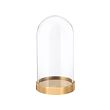 BEGÅVNING - Glass dome with base, 19 cm
