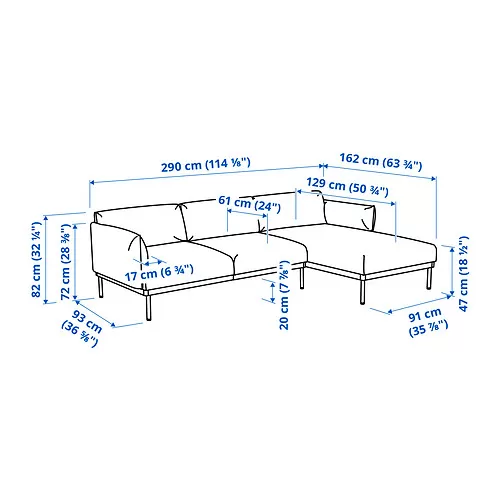 ÄPPLARYD Measurement Illustration