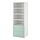 PLATSA/SMÅSTAD - lemari buku, putih hijau muda/dengan 2 laci, 60x57x181 cm | IKEA Indonesia - PE919159_S1