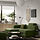 JÄTTEBO - 2,5-seat mod sofa w chaise longue, left with headrest/Samsala dark yellow-green | IKEA Indonesia - PE880563_S1