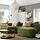 JÄTTEBO - 3,5-seat mod sofa w chaise longues, armrests Samsala/dark yellow-green | IKEA Indonesia - PE880575_S1