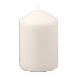 LÄTTNAD - Lilin blok tanpa aroma, alami, 10 cm