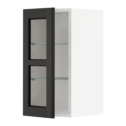 METOD kabinet dinding dgn rak/pintu kaca
