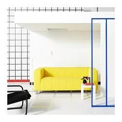 KLIPPAN - Sofa 2 dudukan, Långban kuning cerah