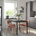 ÖSTANÖ/SANDSBERG - meja dan 4 kursi, hitam hitam/Remmarn merah-cokelat, 110 cm | IKEA Indonesia - PE948514_S1