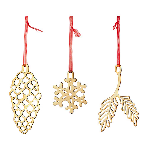 VINTERFINT set ornamen pohon isi 3