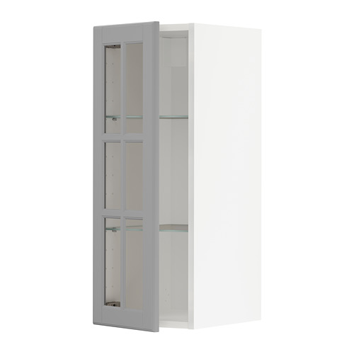 METOD kabinet dinding dgn rak/pintu kaca