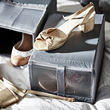 SKUBB - Shoe box, dark grey, 22x34x16 cm