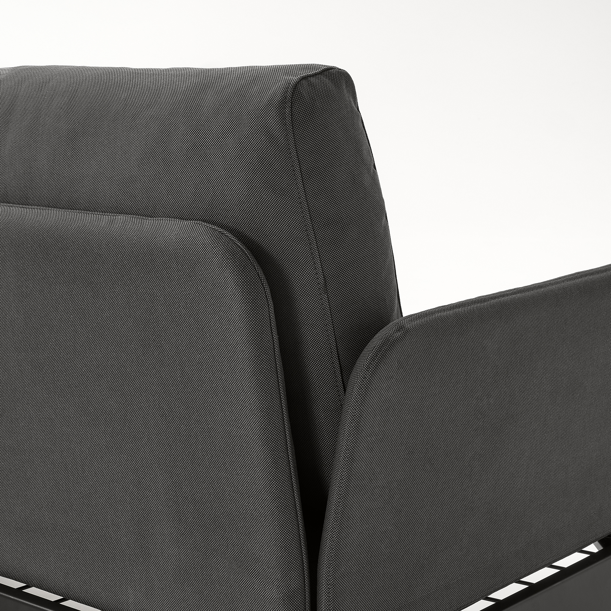 FRÖSÖN/DUVHOLMEN seat cushion, outdoor, dark grey, 124x62 cm - IKEA